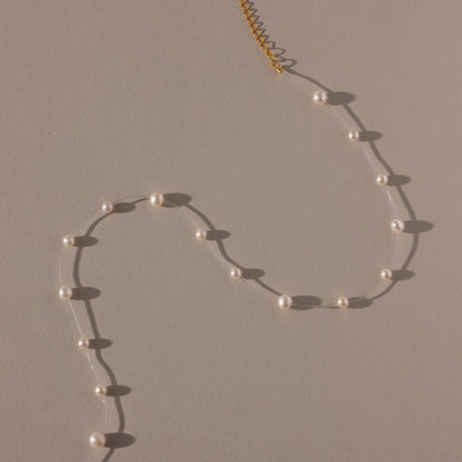 Floating Pearl Necklace
