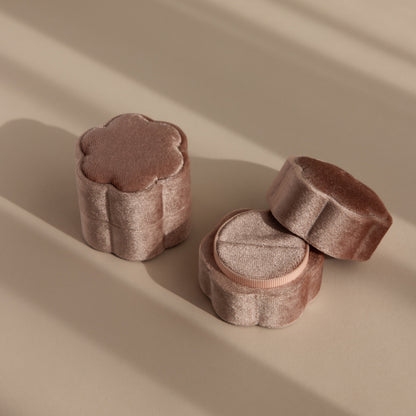 Flower Velvet Ring Box