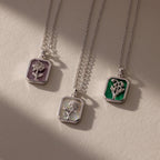 Birth Flower Charm Necklace