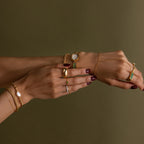 Duo Wave Ring Set