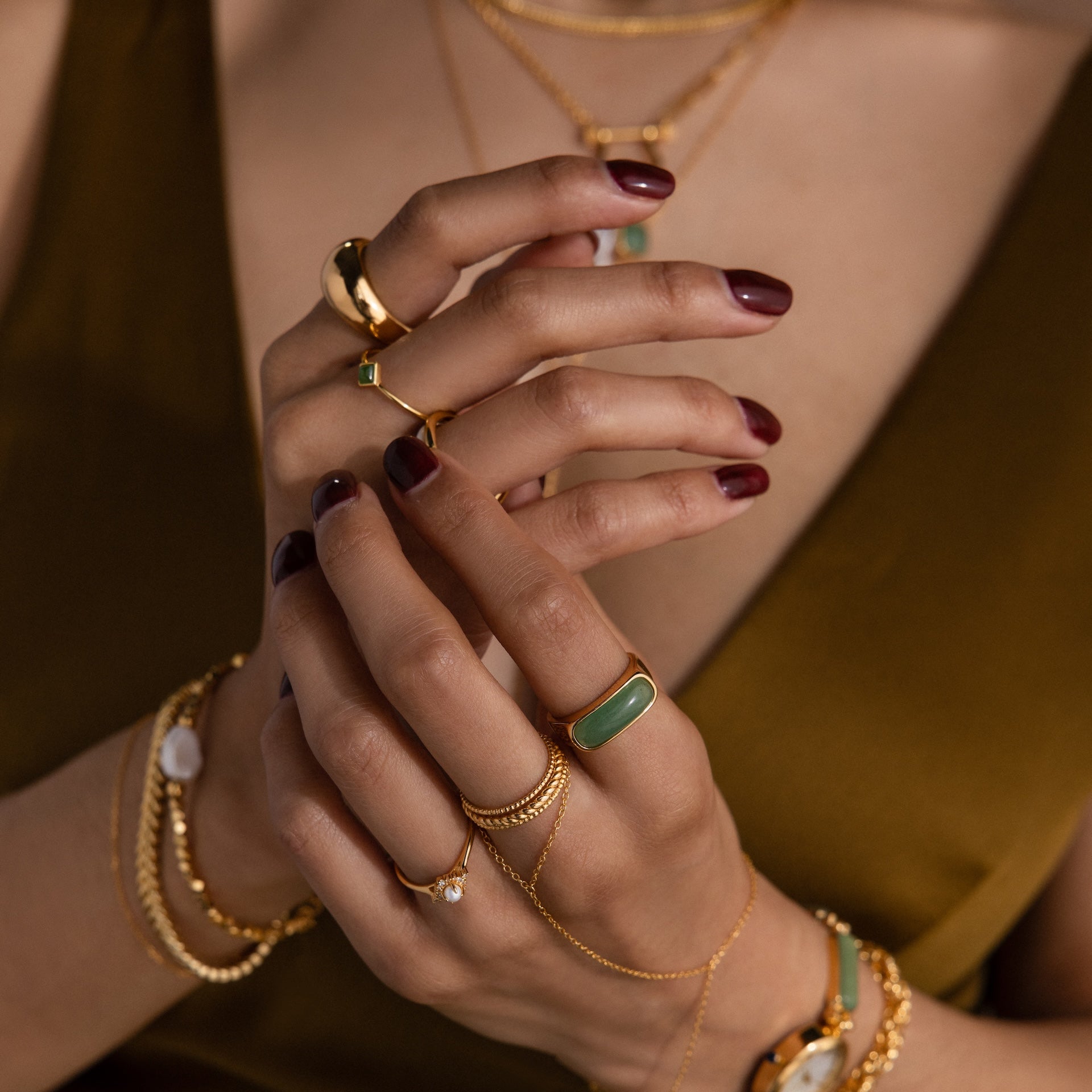 Thin Stacking Rings Set