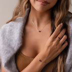 Toi et Moi Teardrop Heart Ring