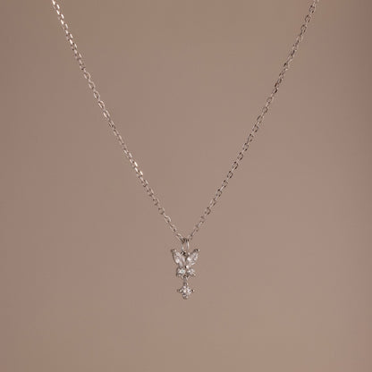 Butterfly Drop Necklace