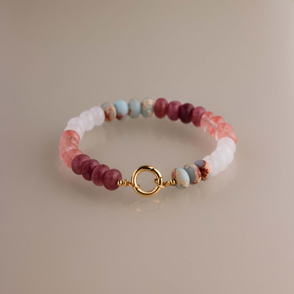 Ember Beaded Charm Bracelet