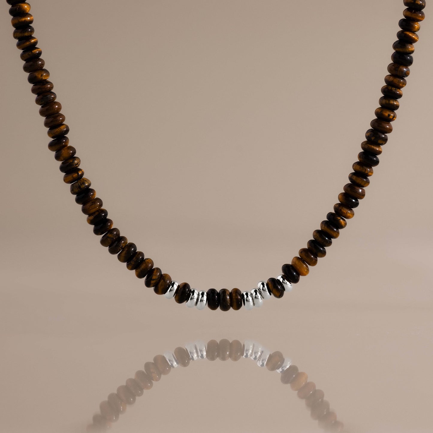 Beaded Tiger's Eye Necklace
