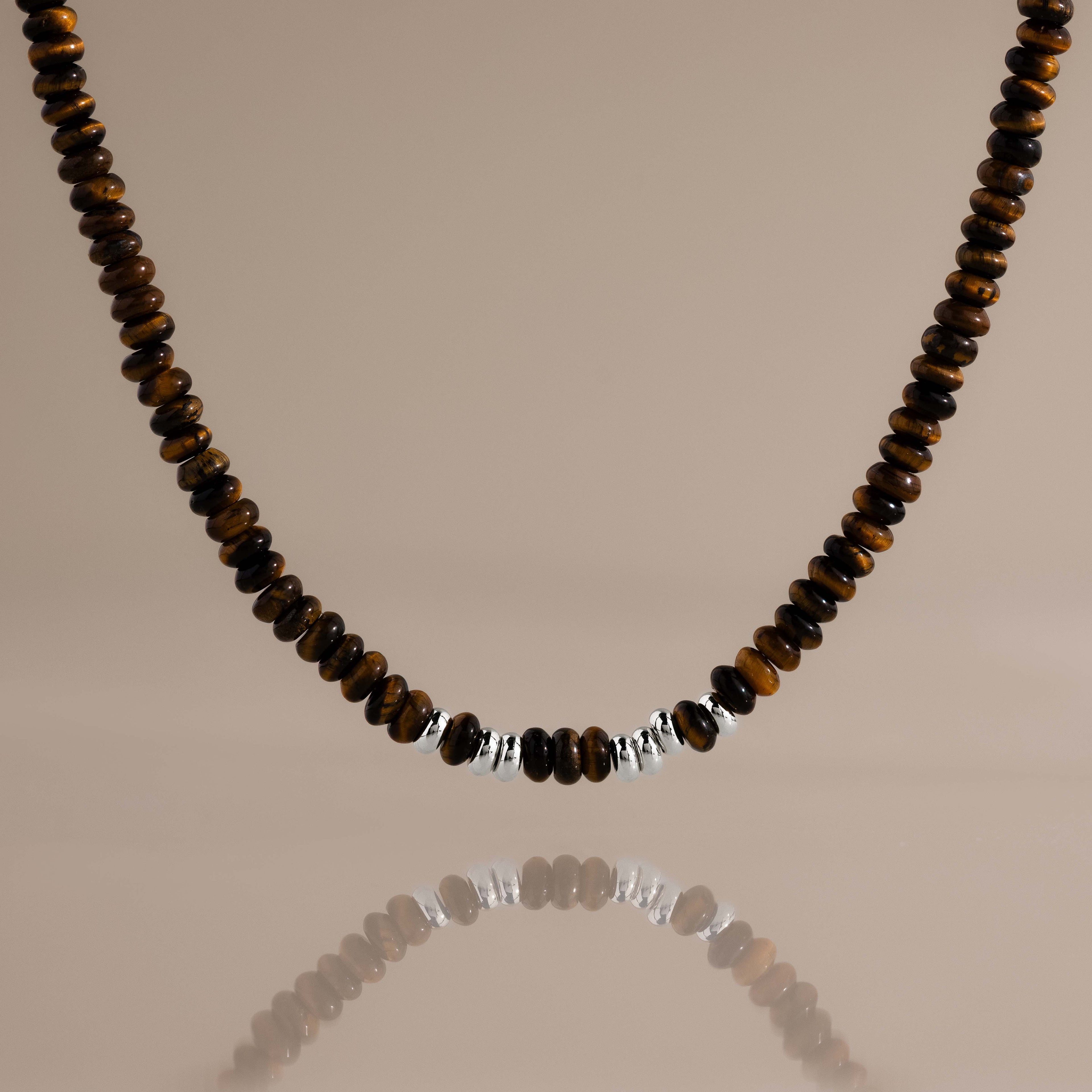 Beaded Tiger's Eye Necklace