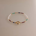 Oasis Rainbow Bead Charm Bracelet