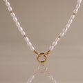 Pearl Beaded Charm Necklace