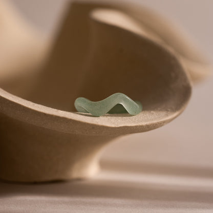 Jade Wave Ring