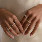 Pave Diamond Curve Ring