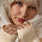 Pave Stacking Rings
