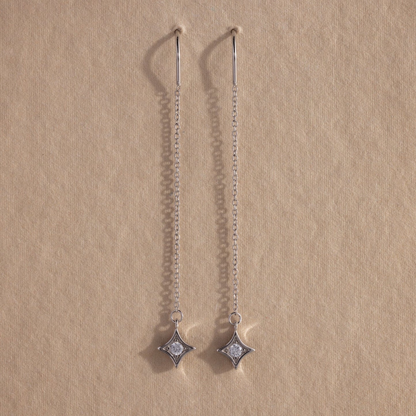 Cosmic Star Threader Earrings