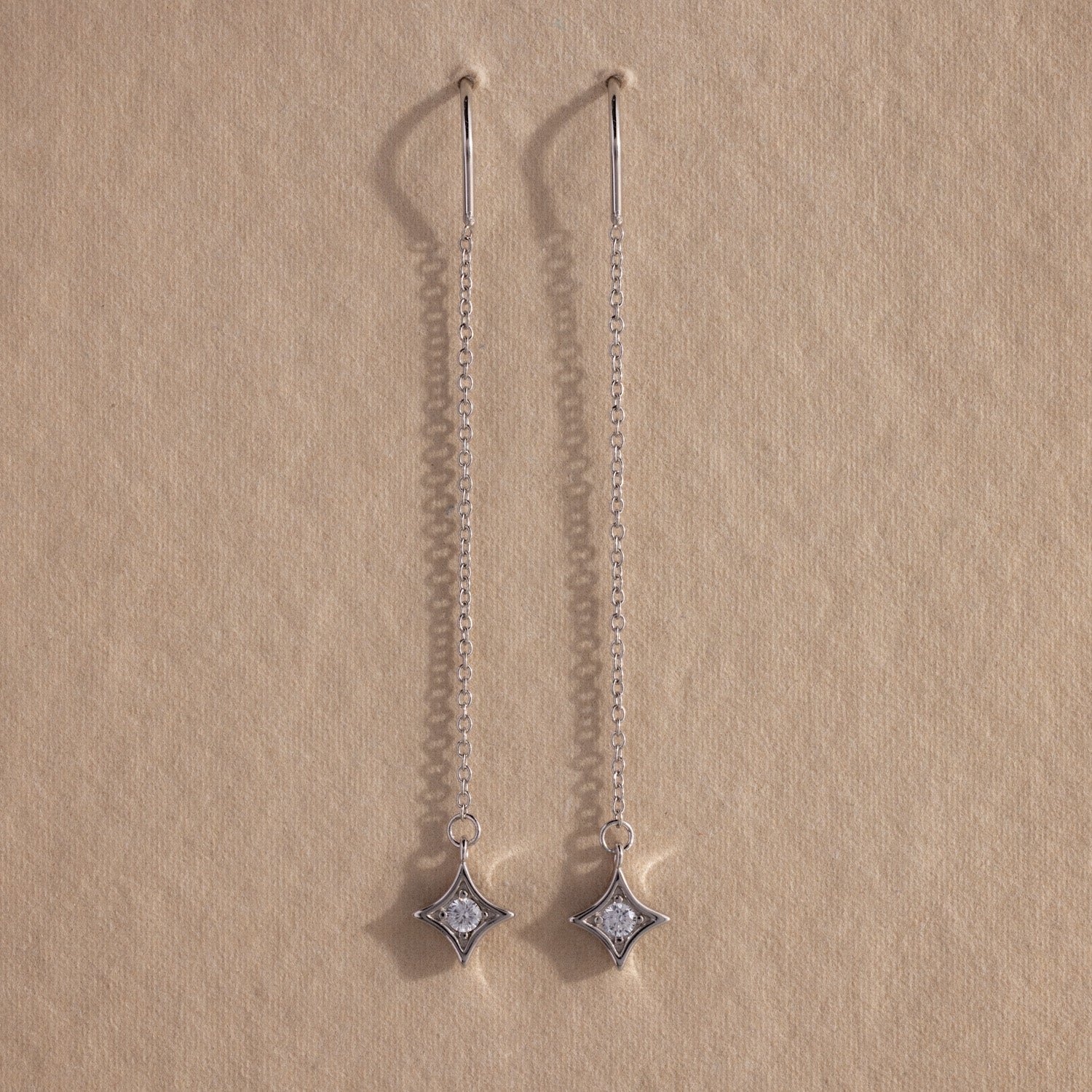Cosmic Star Threader Earrings