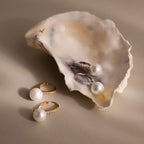 Shimmer Pearl Drop Earrings