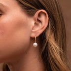 Shimmer Pearl Drop Earrings