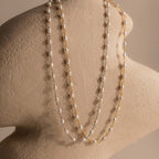 Aurora Pearl Station Necklace