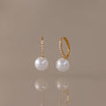 Shimmer Pearl Drop Earrings
