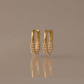 Pearl Cluster Link Hoops