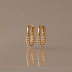Pearl Cluster Link Hoops