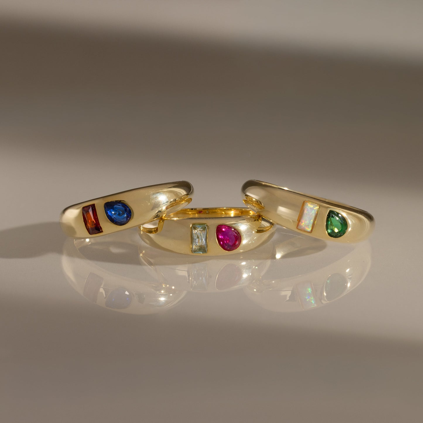Toi et Moi Dome Ring
