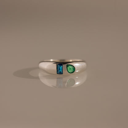 Toi et Moi Dome Ring