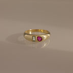 Toi et Moi Dome Ring
