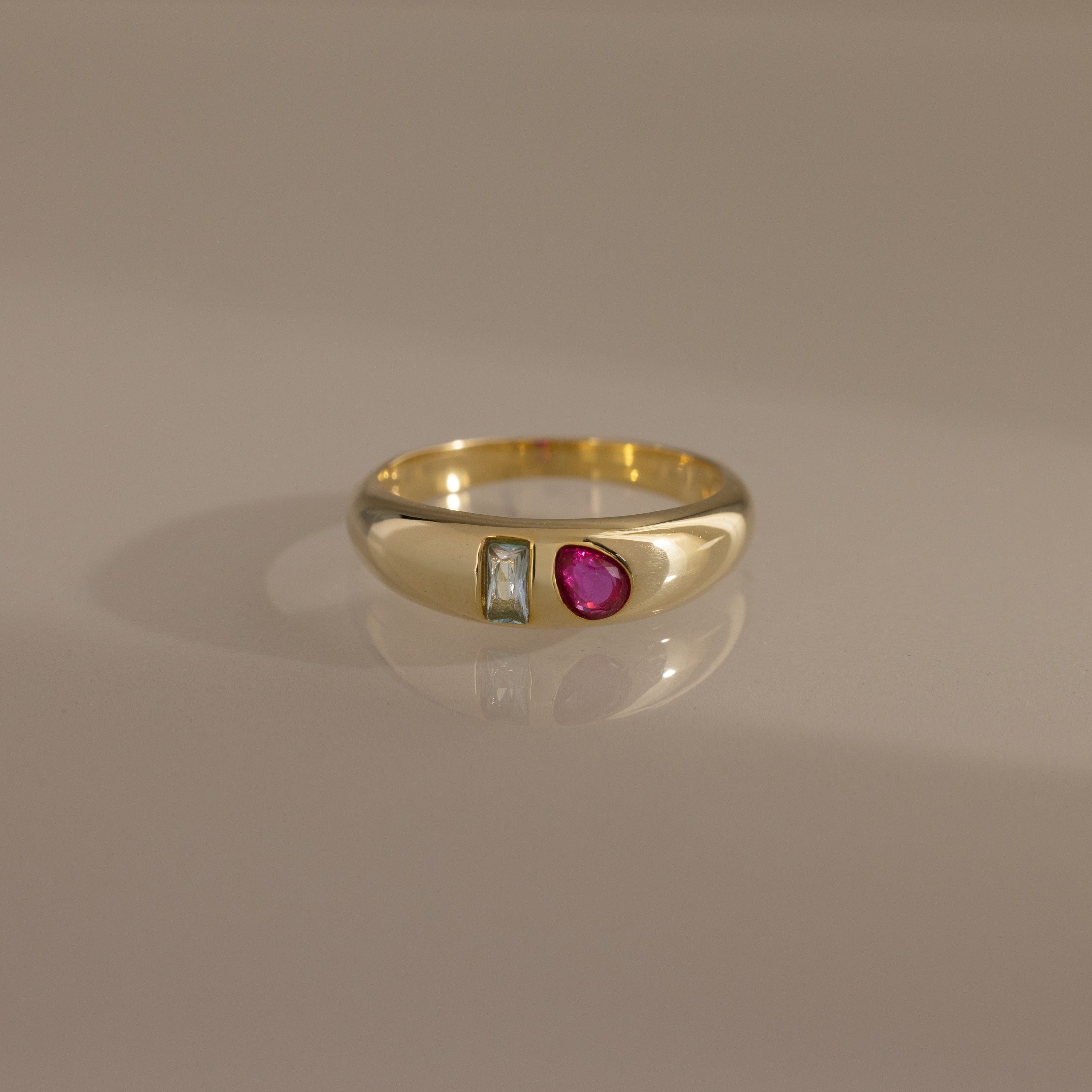 Toi et Moi Dome Ring