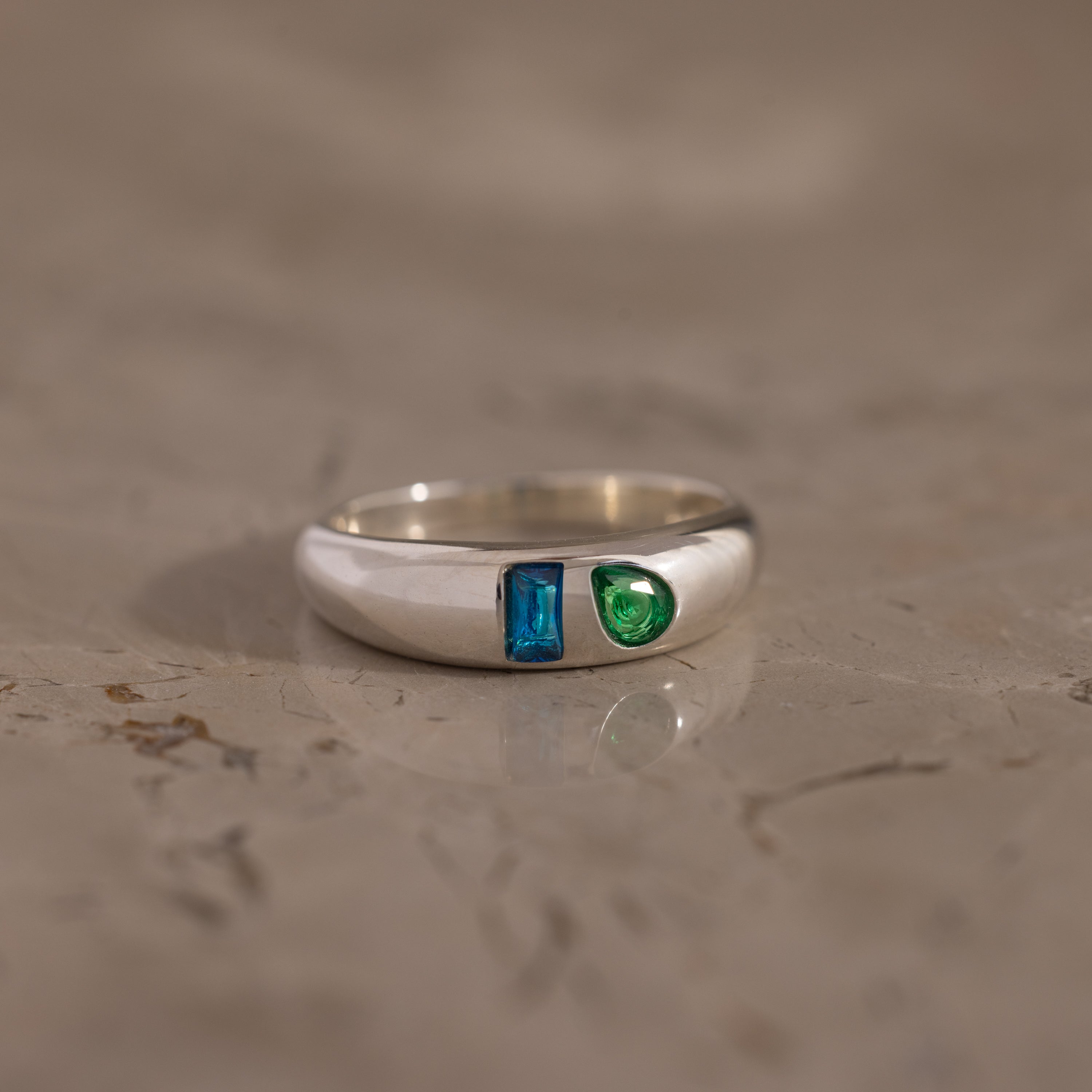 Toi et Moi Dome Ring