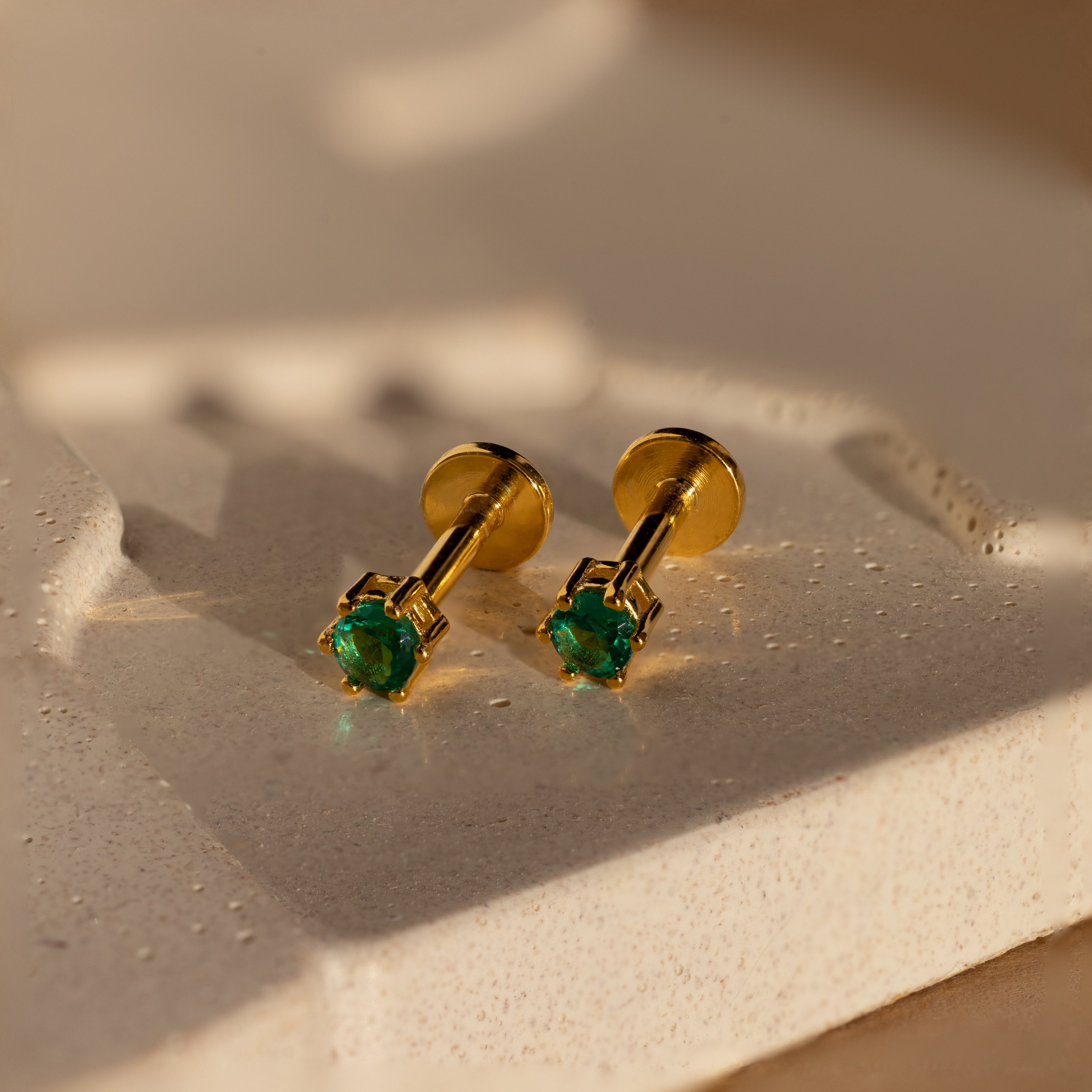 Birthstone Flatback Studs
