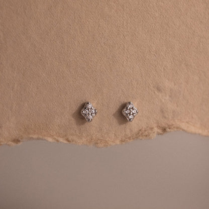 Avery Geometric Diamond Studs