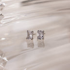 Emerald Diamond Studs