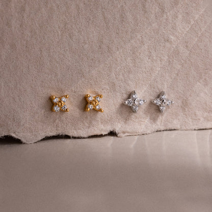 Hera Flower Studs
