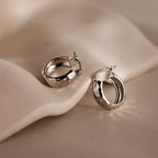 Bold Hammered Huggies