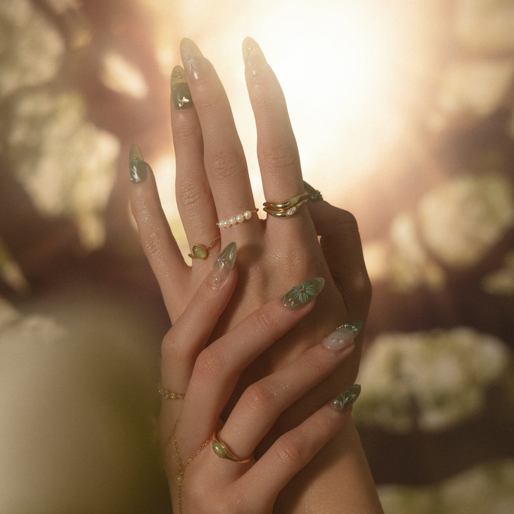 Zen Jade Curve Ring
