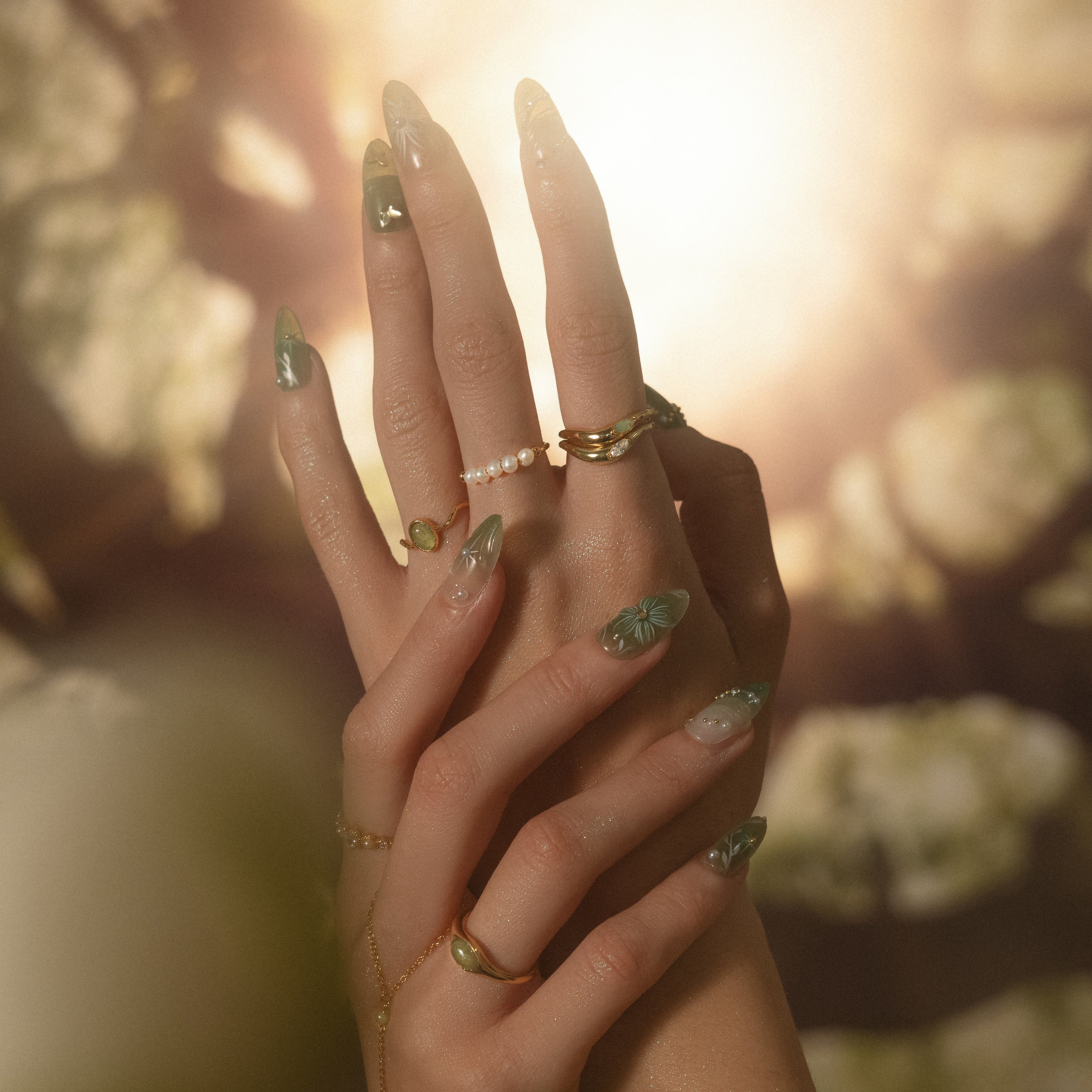 Zen Jade Curve Ring