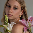 Chunky Ribbed Hoops