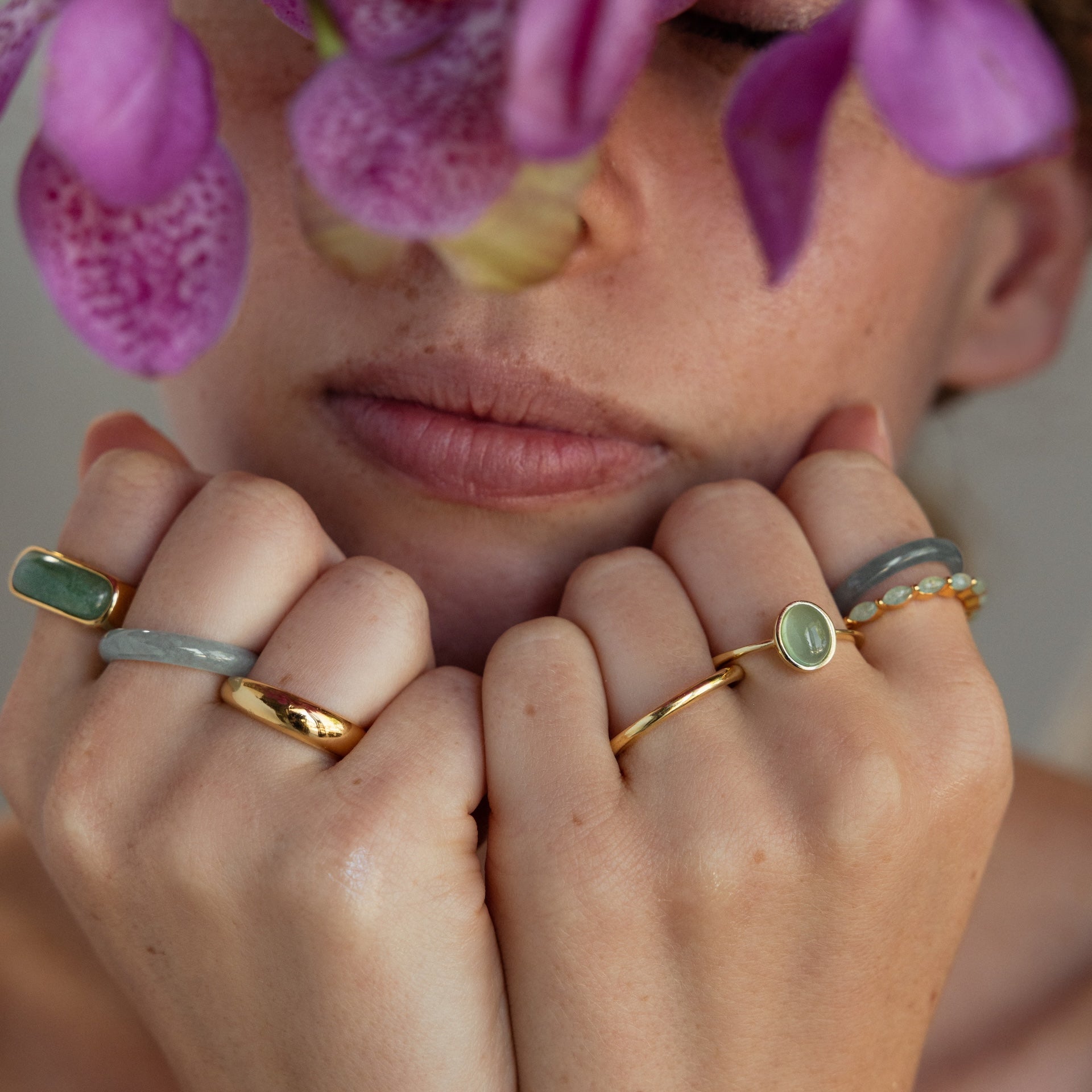 Marquise Jade Ring
