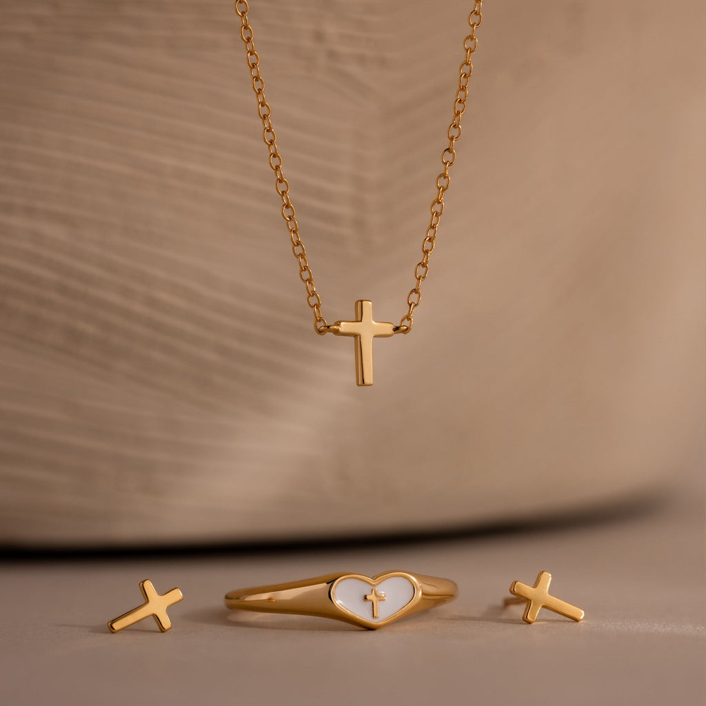 Heart Cross Ring