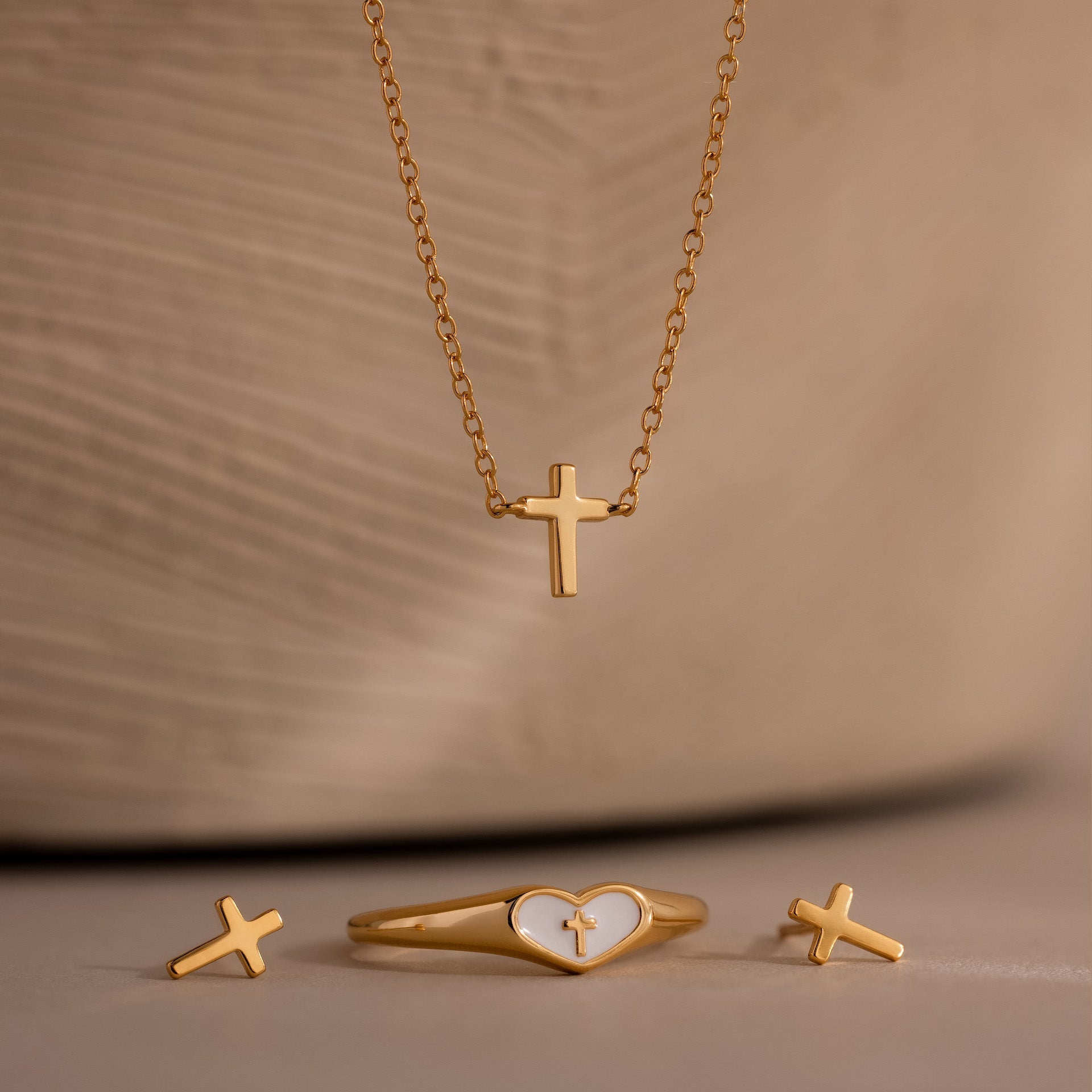 Heart Cross Ring