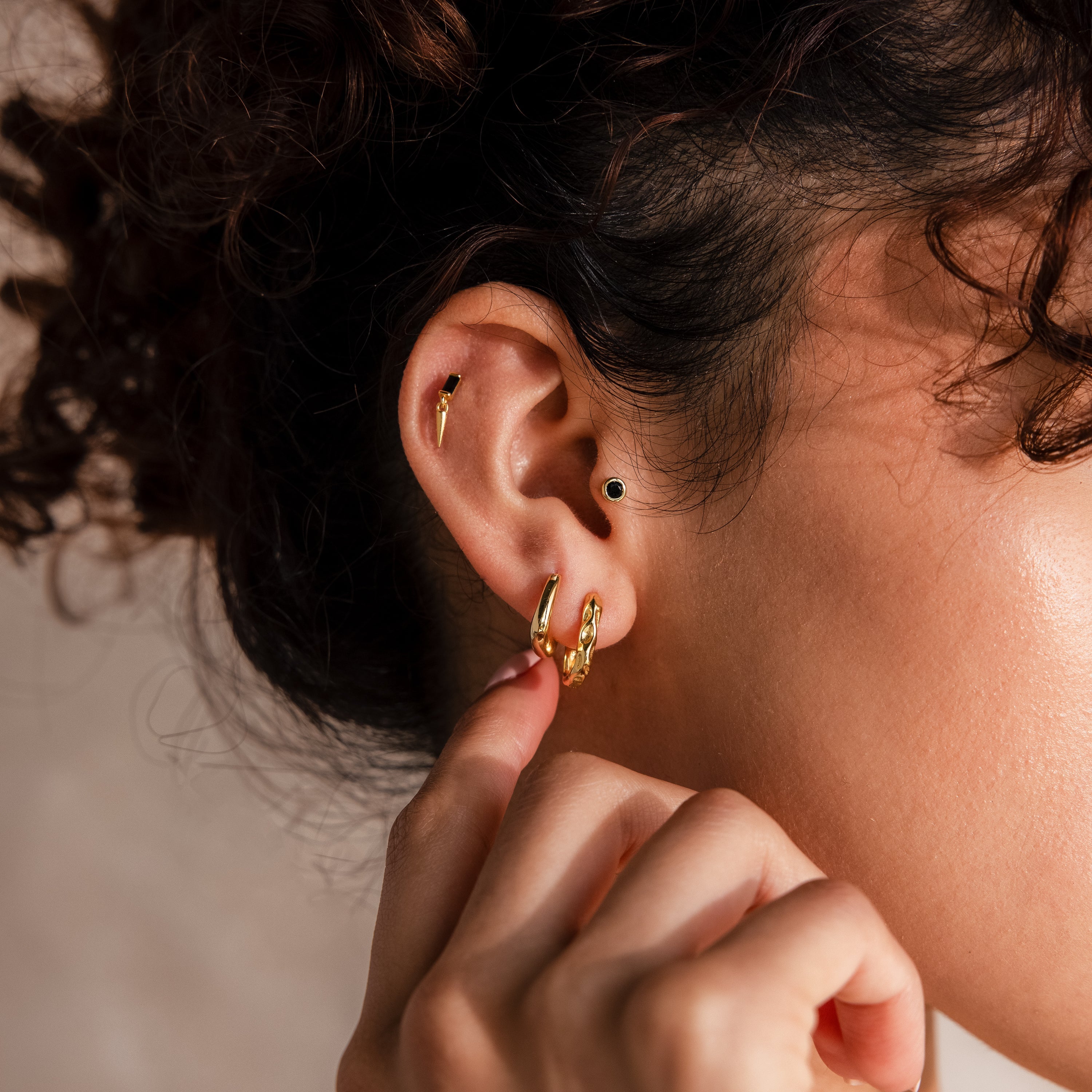 Bold Geometric Hoops