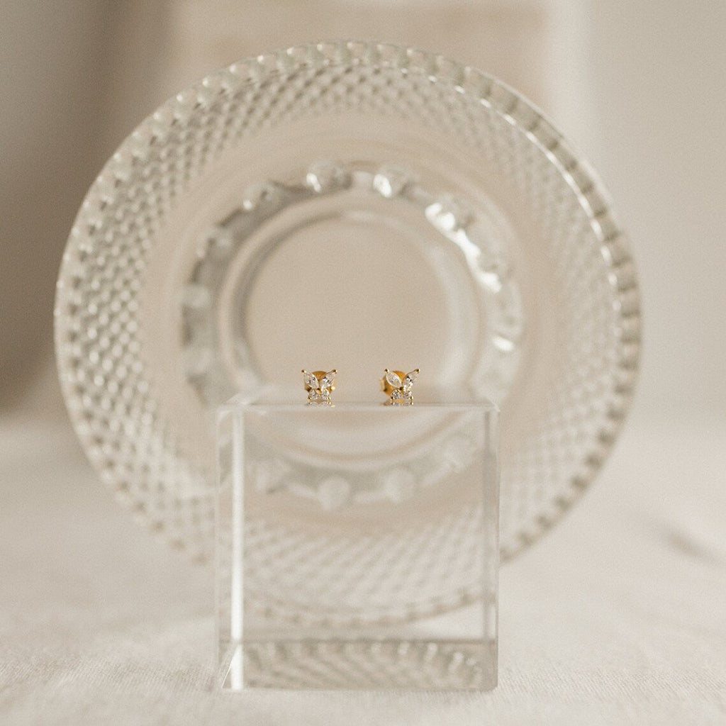 Butterfly Diamond Studs