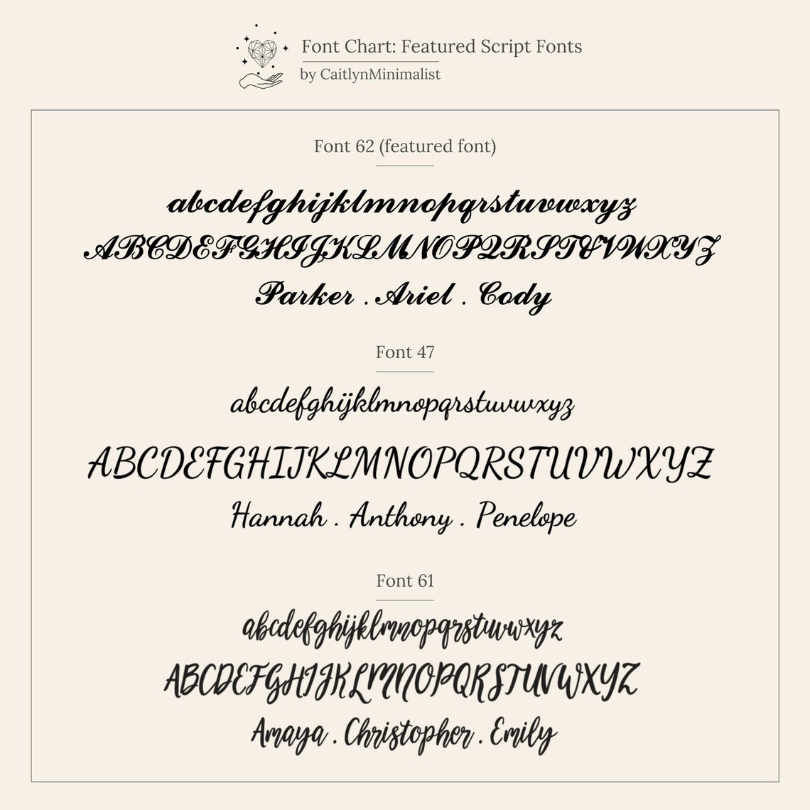 Carrie Multiple Name Necklace