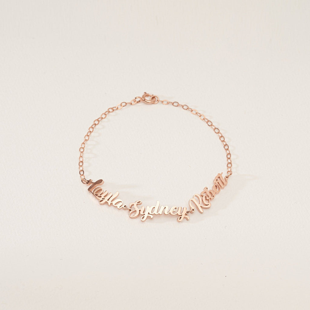 Classic Multiple Name Bracelet