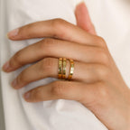 Alice Thin Engraved Ring