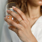 Venice Initial Birthstone Ring