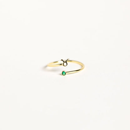 Zodiac Birthstone Ring