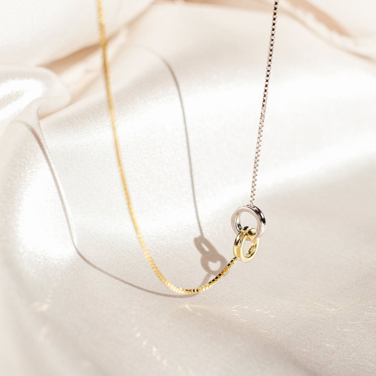 Interlocking Circles Necklace