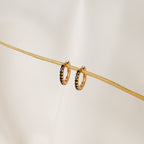 Black Onyx Hoops Bundle