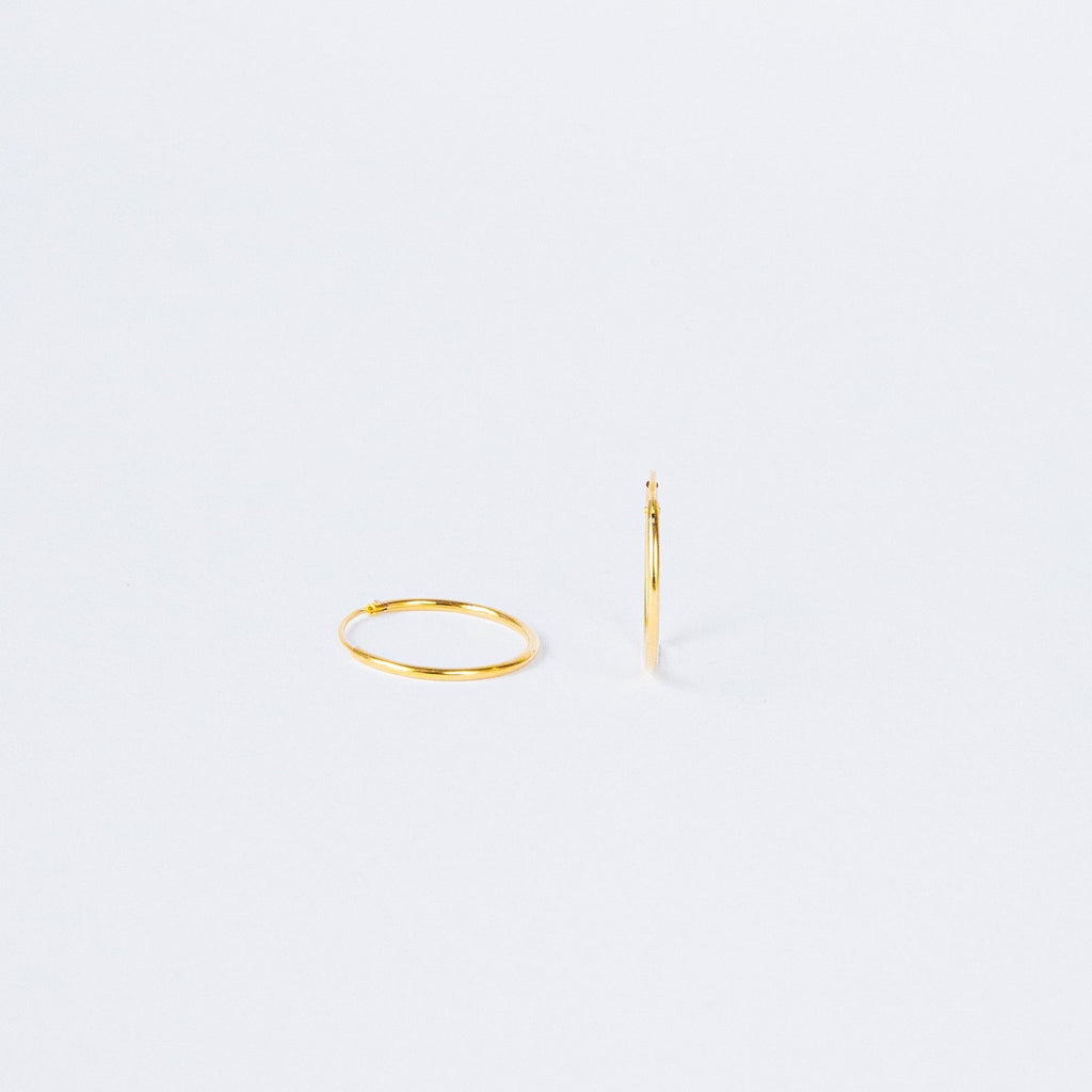 Thin Hoop Earrings