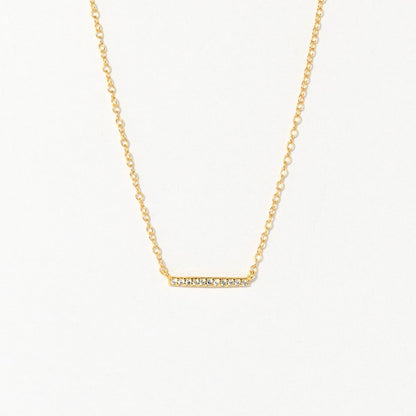 Pave Bar Necklace